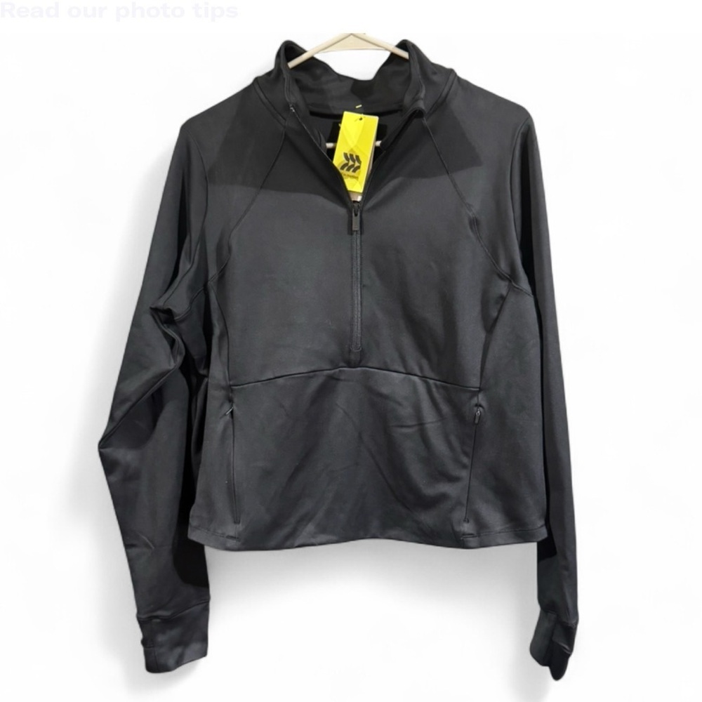 Size XXL Women’s All in Motion Black Athletic Quarter Zip